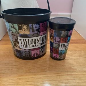 RARE LIMITED EDITION brand new taylor swift eras tour bucket and cup